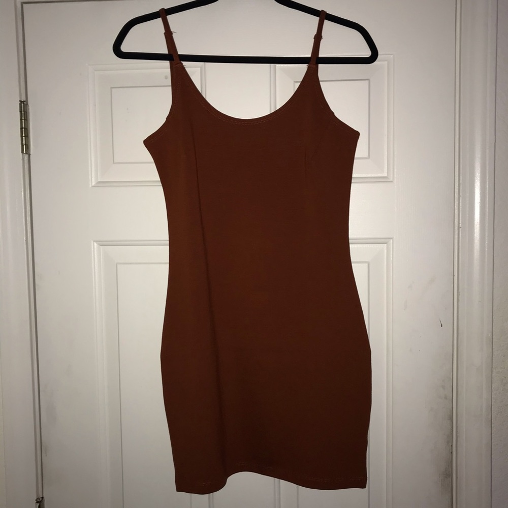 Burnt Orange Cocktail Dress